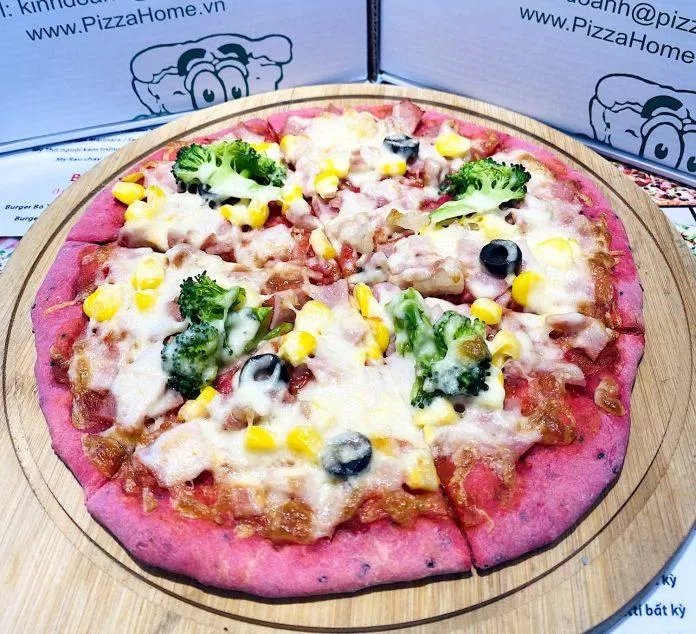 Pizza thanh long lạ miệng cực ngon (Ảnh: Internet)